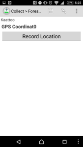Figure showing record of location
